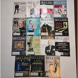 Lot of 18 "Life Insurance Selling" Magazines 2011 to 2013 Authentic Business Dec